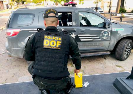 DOF prende homem com um quilo de cocaína presa ao corpo